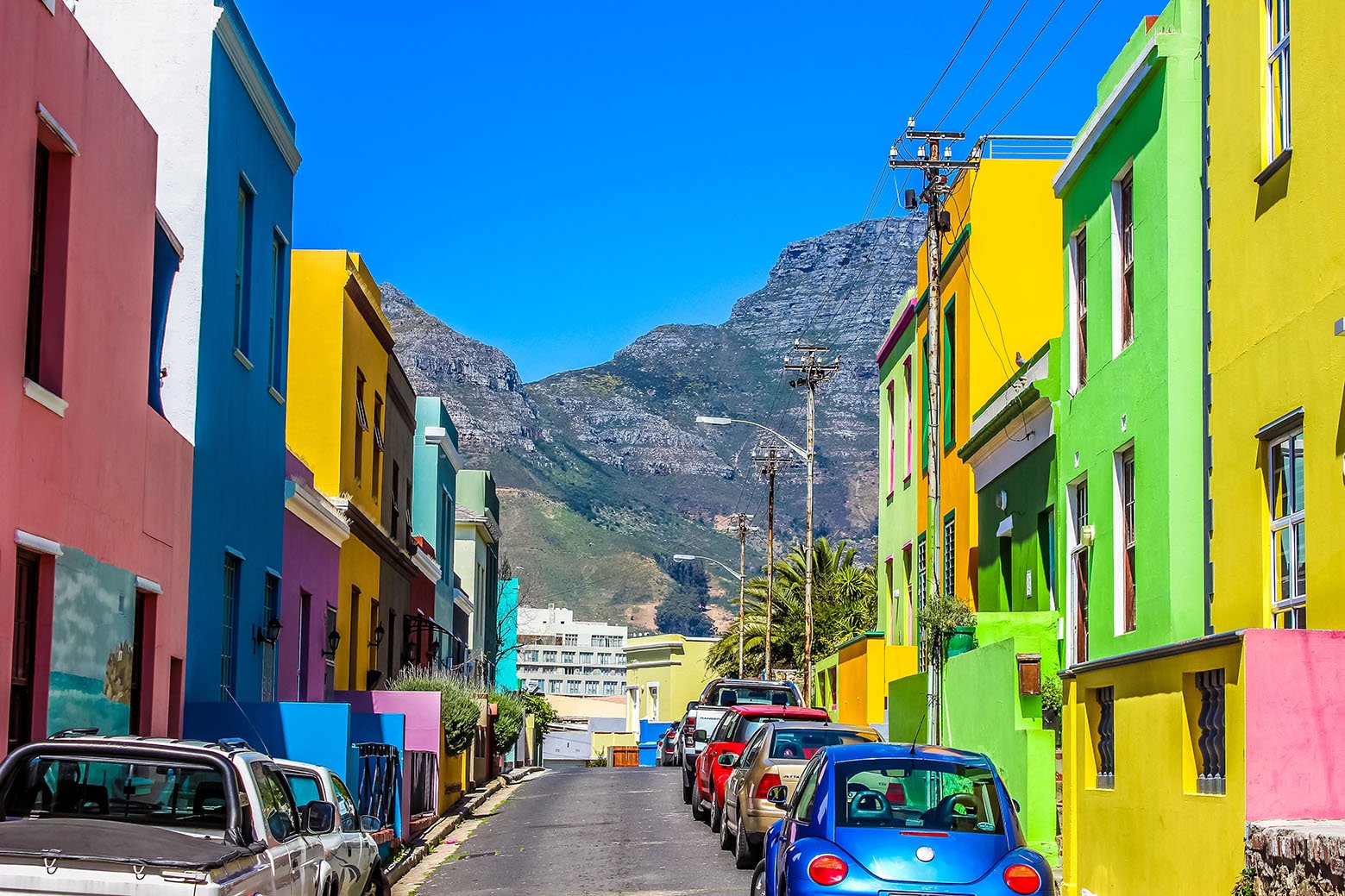 Colorful streets of Bo-Kaap a cape malay colony in Cape Town South Africa Colorful streets of Bo-Kaap a cape malay colony in Cape Town South Africa in western cape