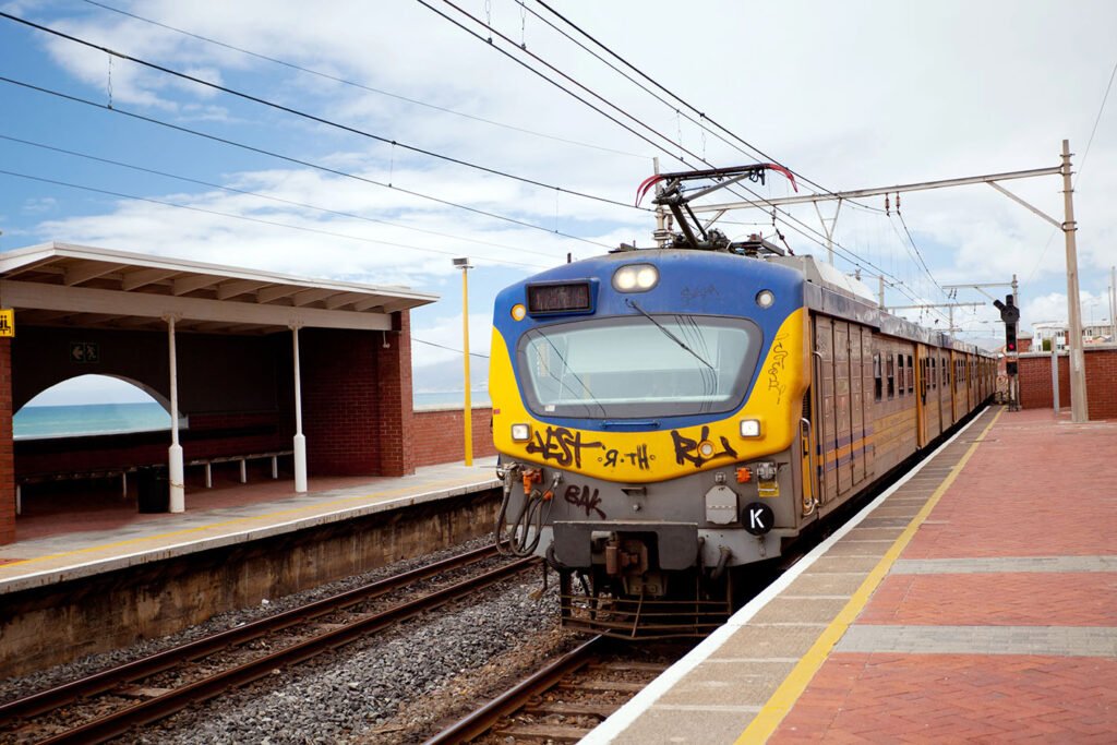 railway train and station railway train and station in south africa